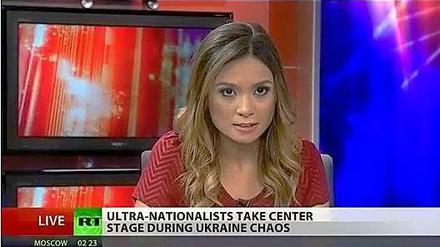 Die ehemalige Moderatorin des kremlnahen Senders Russia Today Liz Wahl.