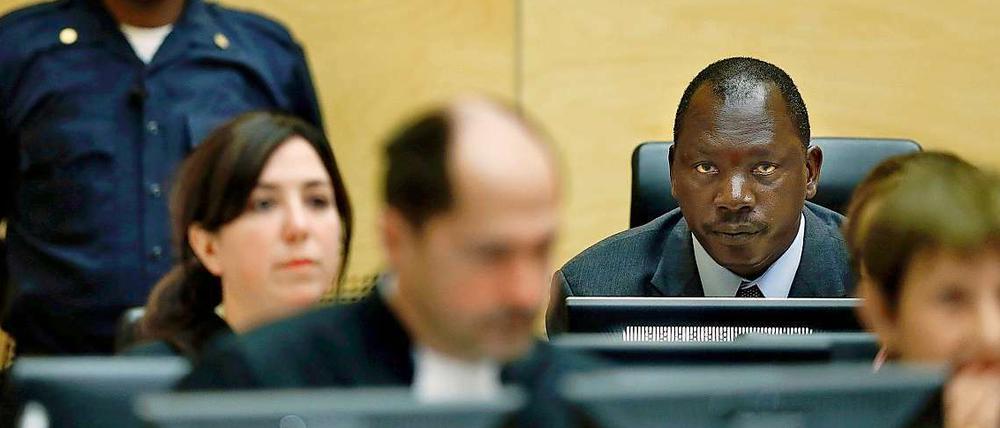 Thomas Lubanga Dyilo geht als erster Verurteilter des Internationalen Strafgerichtshofs in Den Haag in die Geschichte ein.