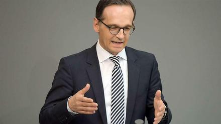 Heiko Maas (SPD), Bundesjustizminister.