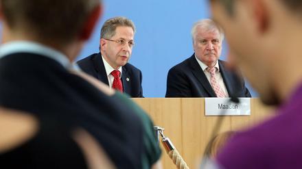 Bundesinnenminister Horst Seehofer (CSU) und Hans-Georg Maaßen. 