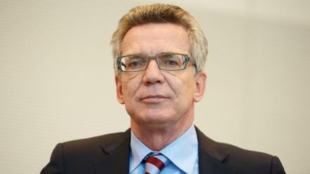 Unter Druck: Bundesinnenminister Thomas de Maizière.