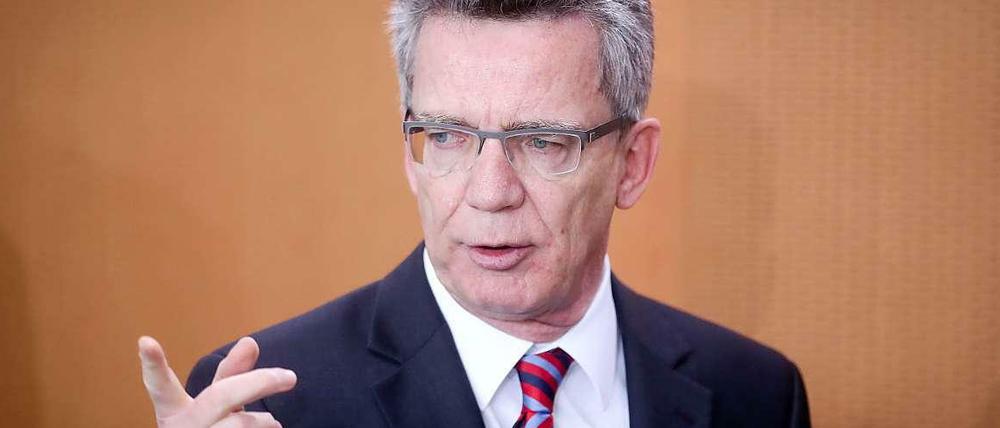 Verteidigungsminister Thomas de Maizière