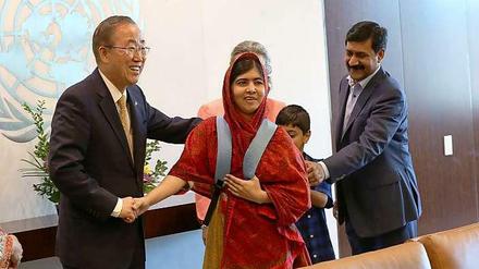 Hoffnungsträgerin: Die 17-jährige Malala Yousafzai, die in Pakistan gegen Extremismus und Ungerechtigkeit. 