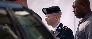 Der mutmaßliche Wikileaks-Informant Bradley Manning vor Gericht.