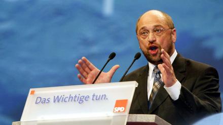Soll die SPD in jeder Hinsicht anführen: Martin Schulz, der bald Kanzlerkandidat und Parteichef werden dürfte.