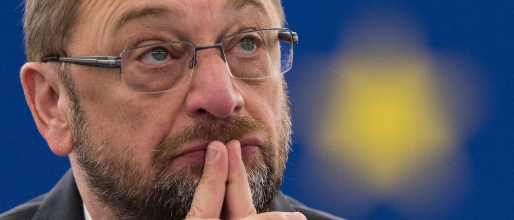 Ich sag nichts! Martin Schulz hat sich zu Job-Angeboten aus der SPD noch nicht geäußert. 