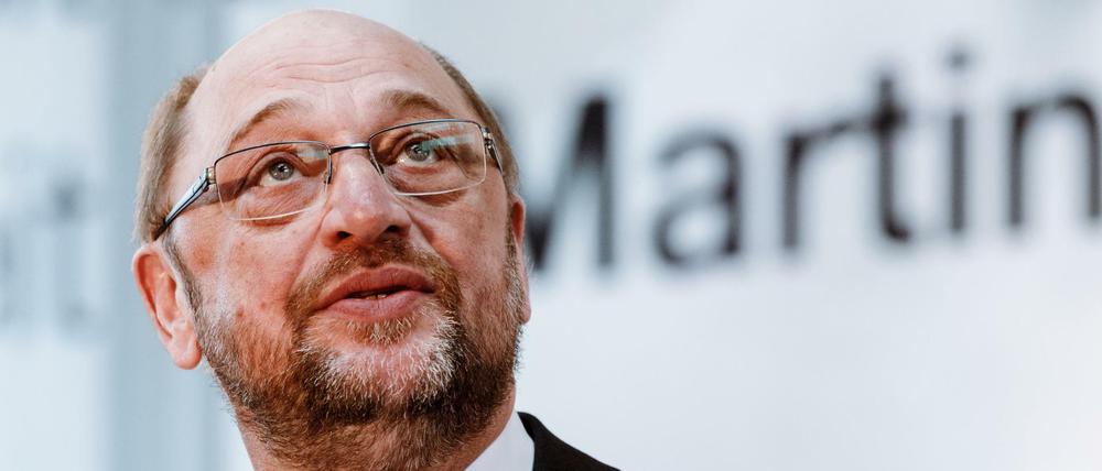 Martin Schulz (SPD), designierter Kanzlerkandidat, bei einem Auftritt in Lübeck.