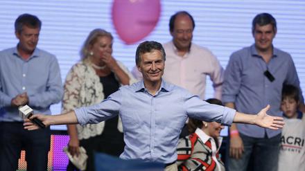 Der Sieger der Präsidentenwahl in Argentinien, Mauricio Macri.