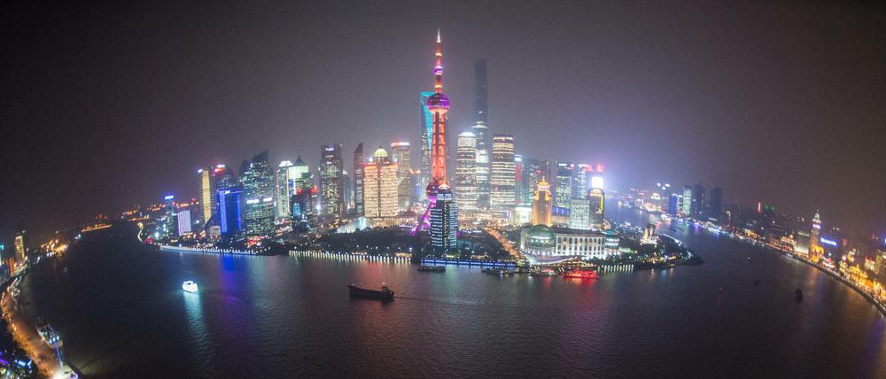 Die Skyline von Shanghai