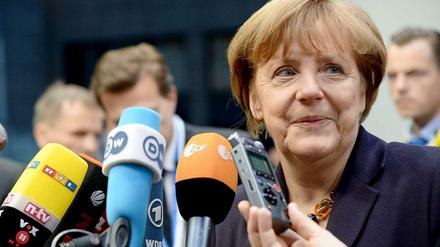 Bundeskanzlerin Angela Merkel (CDU) ist von der "Times" zur "Person des Jahres 2014" gekürt worden.