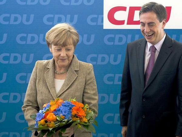 Angela Merkel und David McAllister. 