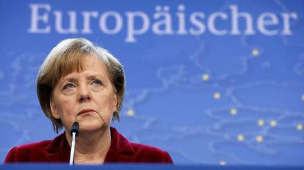 Angela Merkel nennt die Situation auf der Krim "besorgniserregend".