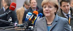 Kanzlerin Angela Merkel (CDU) - hier beim letzten EU-Gipfel im Februar.