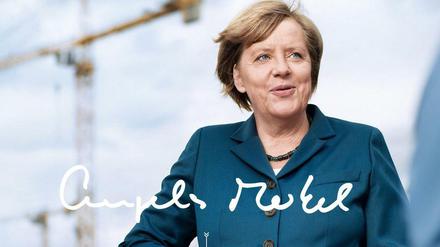Ausschnitt der neuen Merkel-Homepage: Geschichte anhand von Bildern