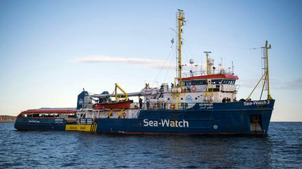 Das Sea-Watch-Rettungsschiff 