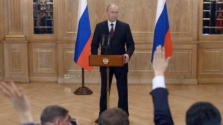 Die Absichten von Wladimir Putin im Ukraine-Konflikt sind undurchsichtig. 