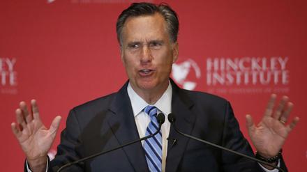 Mitt Romney greift Donald Trump in einer Rede in Salt Lake City an.