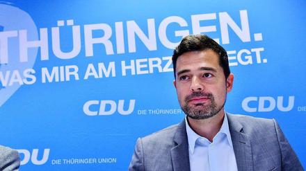 Mike Mohring, CDU-Fraktionschef im Landtag von Thüringen