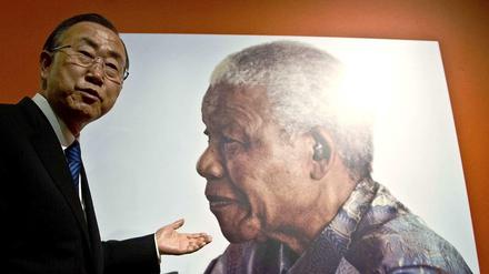 Auch Ban Ki Moon ist bereits angereist, um Nelson Mandela zu gedenken.