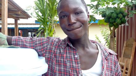 Kollie James aus Liberia hat Ebola überlebt.