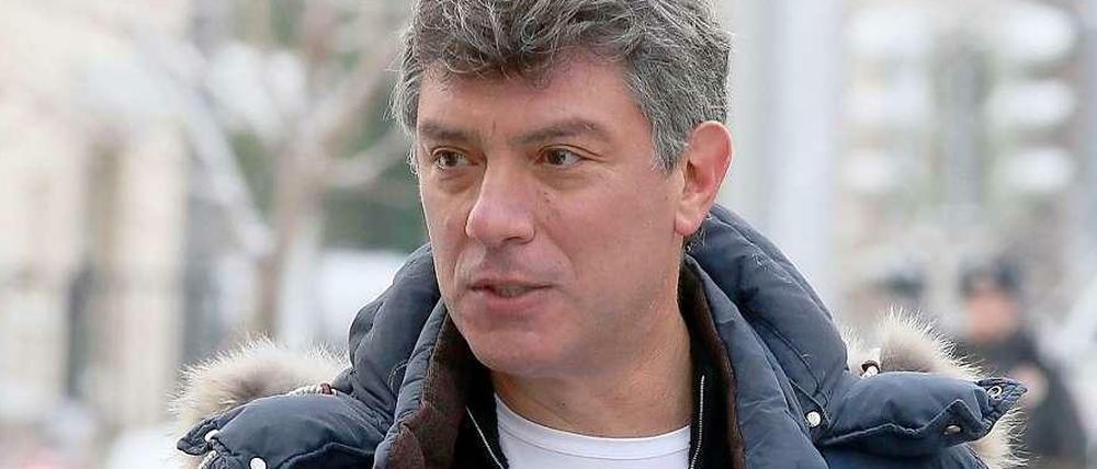 Der russische Oppositionelle Boris Nemzow. Die Aufnahme stammt vom Februar 2013.