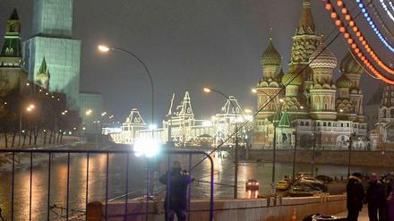 In unmittelbarer Nähe des Kreml wurde der russische Oppositionelle Boris Nemzow ermordet.