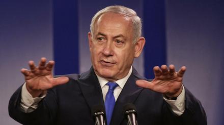 Der israelischer Ministerpräsident Benjamin Netanjahu.