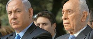Israels Premier Benjamin Netanjahu und Staatspräsident Schimon Peres: Einst arbeiteten sie gut zusammen, nun streiten sie über einen möglichen Angriff auf den Iran.