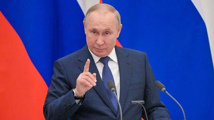 Wladimir Putin macht keinen Hehl daraus, dass er die Krim als Teil Russlands sieht.