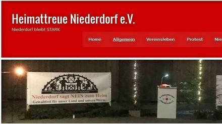 "Heimattreue Niederdorf" im Internet