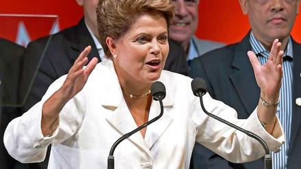 Wahlsiegerin Dilma Rousseff.