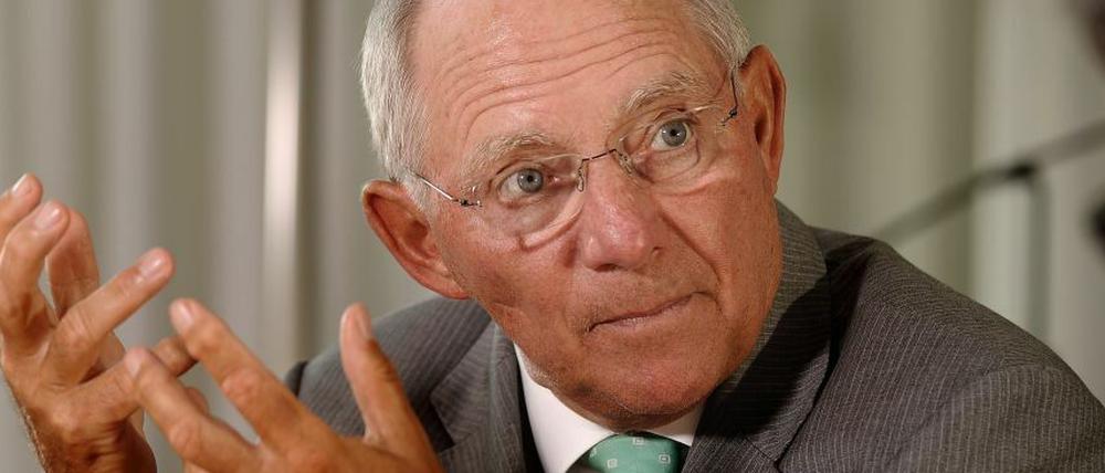Wolfgang Schäuble (CDU) macht das politische Wirken immer noch Spaß.