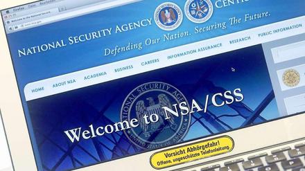 Immer und überall dabei? Die Homepage der NSA.