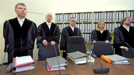 Nicht befangen: Die Richter im NSU-Prozess.