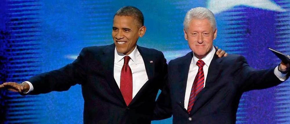 Ex-Präsident Bill Clinton leistet Wahlkampfhilfe für Amtsinhaber Barack Obama.