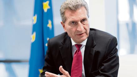 EU-Digitalkommissar Günther Oettinger.