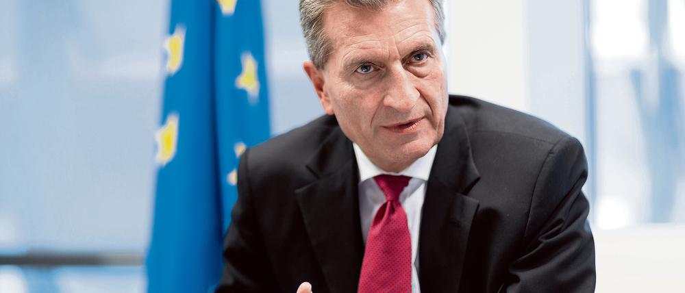 EU-Digitalkommissar Günther Oettinger.
