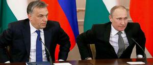 Ziemlich beste Freunde: Viktor Orbán und Wladimir Putin.