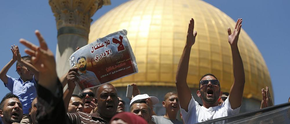 Der Tempelberg mit der Al Aksa Moschee in Jerusalem ist zwischen Muslimen und Juden heftig umstritten.