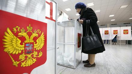 Russland wählt die Vertreter der Staatsduma. 