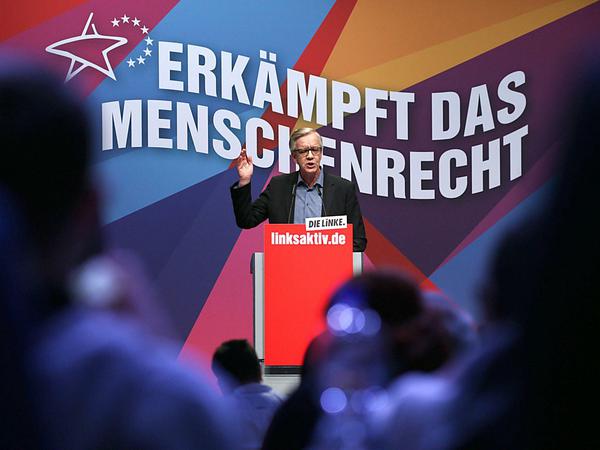 Linken-Reformer Dietmar Bartsch im Februar 2019 auf dem Europa-Parteitag in Bonn: Künftig allein an der Spitze?