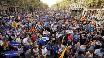 "Ich habe keine Angst" - die Menschen in Barcelona wollen sich dem Terror nicht beugen.