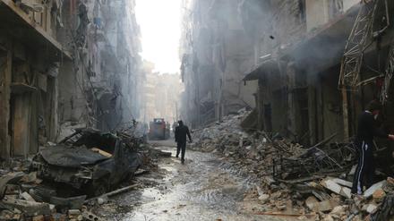 Aleppo wurde von Assads Truppen völlig zerstört. 