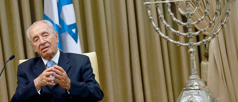 Fordert eine Intervention der Arabischen Liga in Syrien: Schimon Peres.