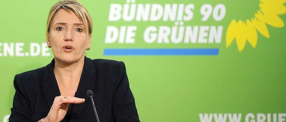 Mit uns nicht: Simone Peter will mit den Grünen kein Kanzlerinnen-Notnagel sein. 