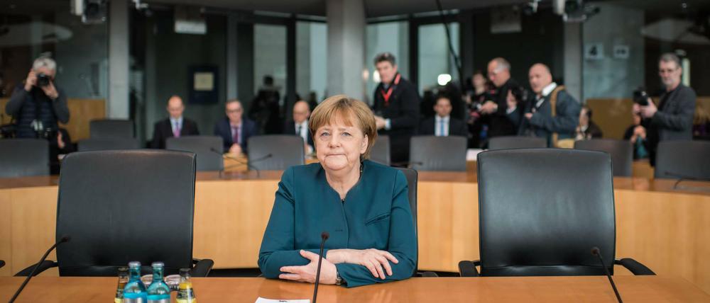 Angela Merkel vor dem Untersuchungsausschuss.