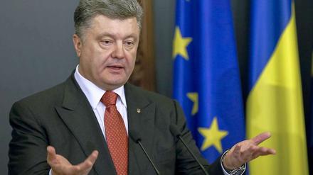 Der ukrainische Präsident Petro Poroschenko geht von einem noch lange anhaltenden Konflikt im Osten seines Landes. 