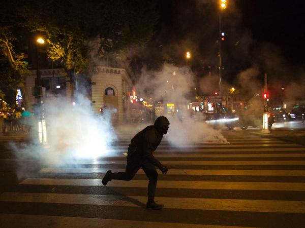Frankreich: Randale in Paris nach der Wahl 