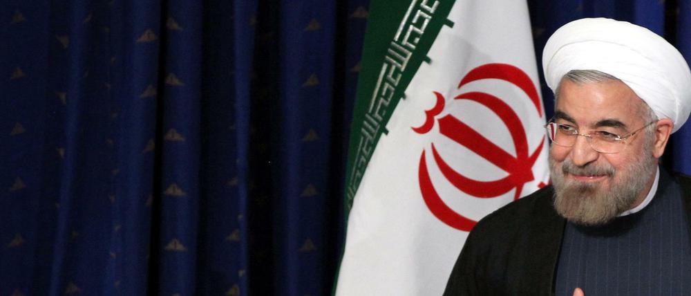 Die iranische Regierung um Präsident Hassan Rohani wirft den USA Einmischung in interne Angelegenheiten vor. 
