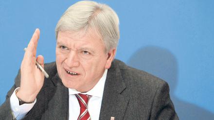 Der hessische Ministerpräsident Volker Bouffier (CDU). 